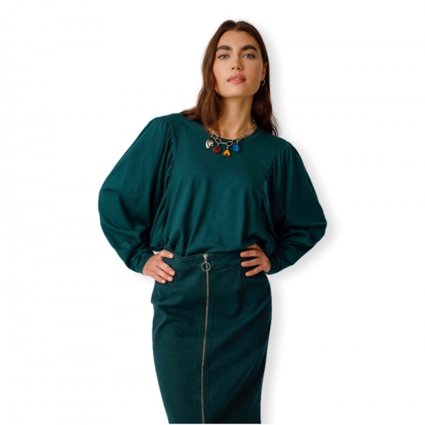 SKFK Top Agurne - Dark Green