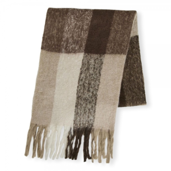 VILA Dusty Scarf - Coffee