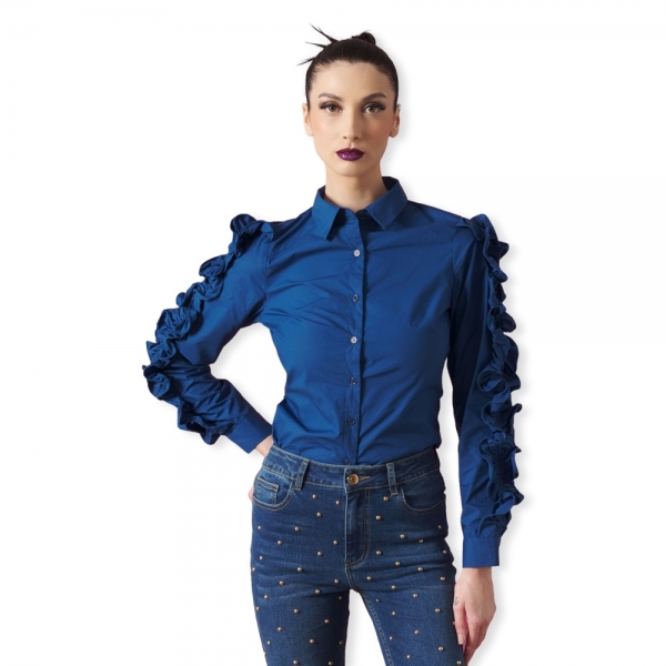 MINUETO Top Blue Maar - Blue