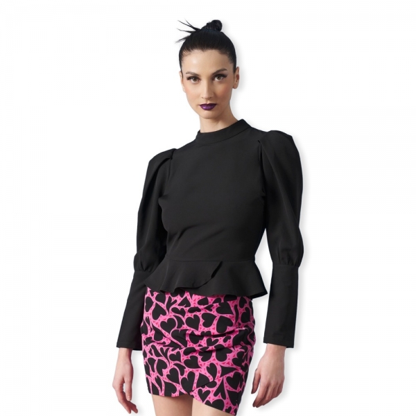 MINUETO Top Black Koons - Black