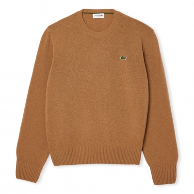 LACOSTE Carded Wool Crew...