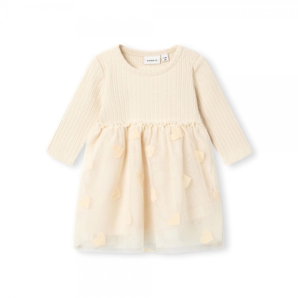 NAME IT Najas Baby Dress - Summer Sand