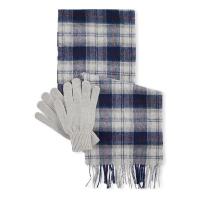 BARBOUR Scarf & Gloves Gift...