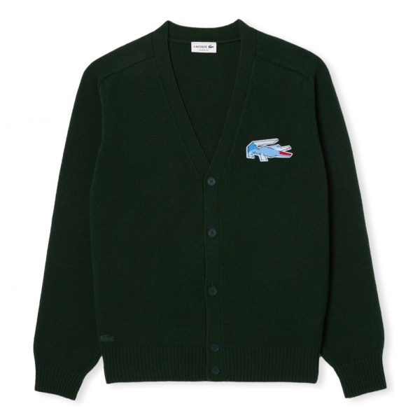 LACOSTE Jacket AH3053 - Vert/Blanc