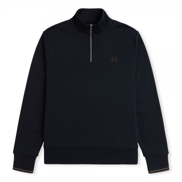 FRED PERRY Half Zip Sweatshirt M3574...