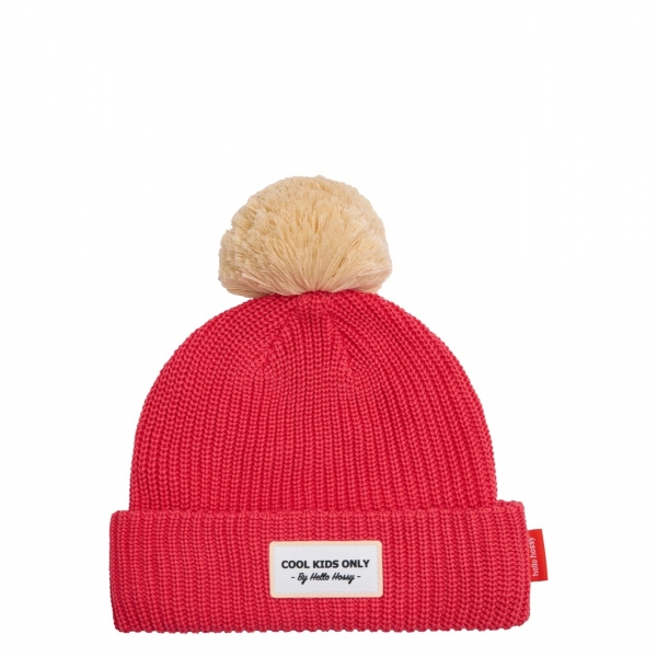 HELLO HOSSY Color Block Kid Beanie -...