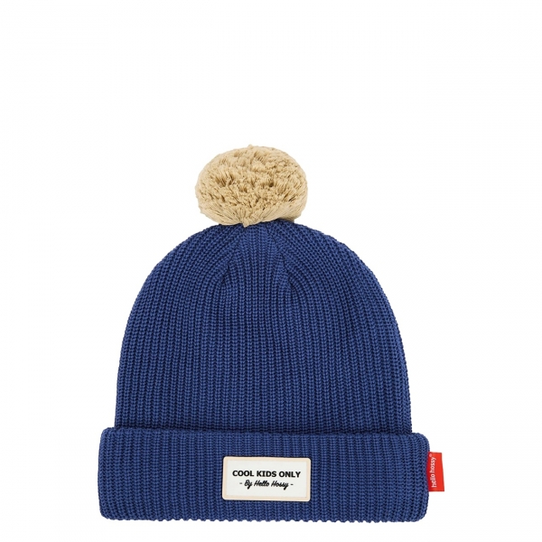 HELLO HOSSY Color Block Kid Beanie -...