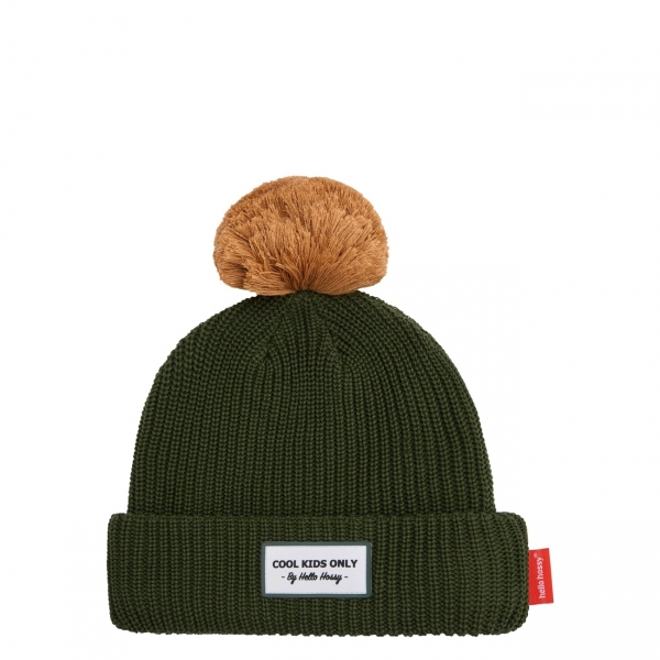 HELLO HOSSY Color Block Kid Beanie -...