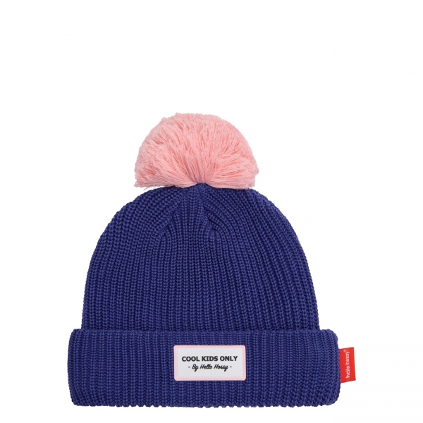 HELLO HOSSY Color Block Kid Beanie -...