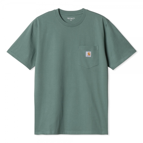 CARHARTT WIP T-Shirt Pocket - Silver...