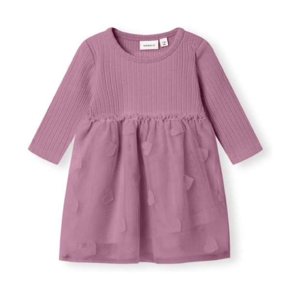 NAME IT Najas Kids Dress - Mauve Orchid