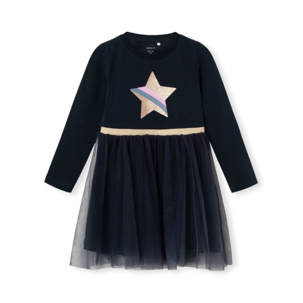 NAME IT Nastar Kids Dress - Dark...