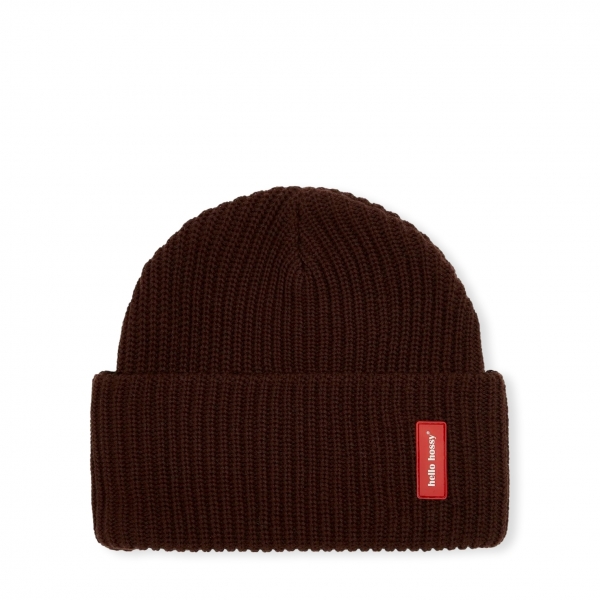 HELLO HOSSY Flow Kid Beanie - Chocolate