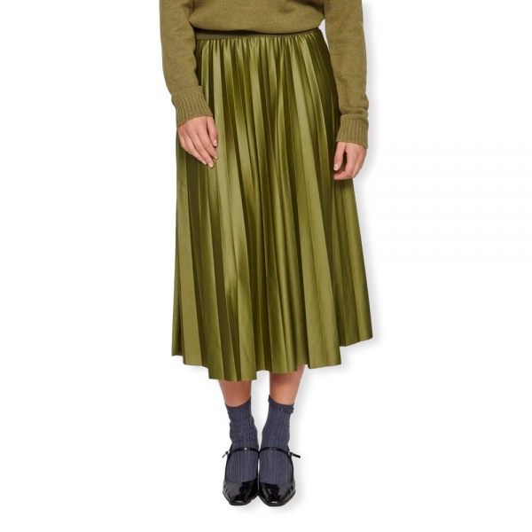 VILA Noos Nitban Skirt - Capulet Olive