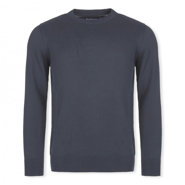 BARBOUR Pima Cotton Knit - Navy