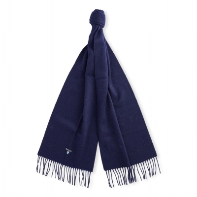 BARBOUR Plain Scarf - Navy