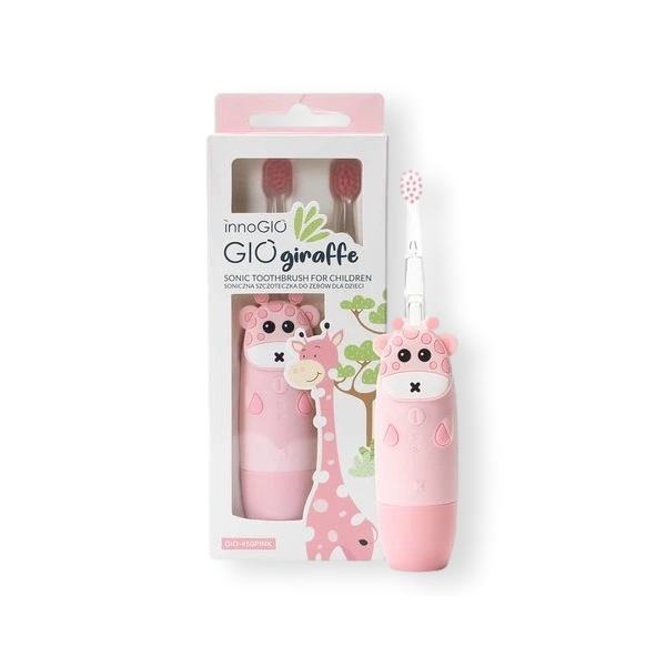 INNOGIO Escova de Dentes Girafa - Pink