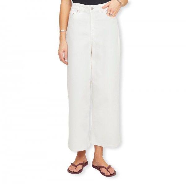 JJXX Calças Milla Culotte - White Denim