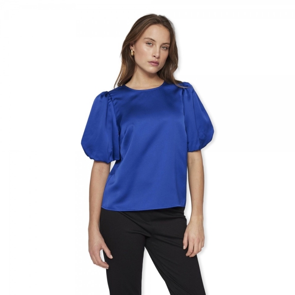 VILA Noos Top Ellette - Mazarine Blue