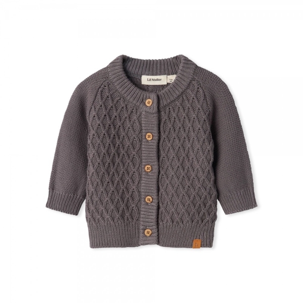 LIL' ATELIER Tobie Baby Jacket - Pewter