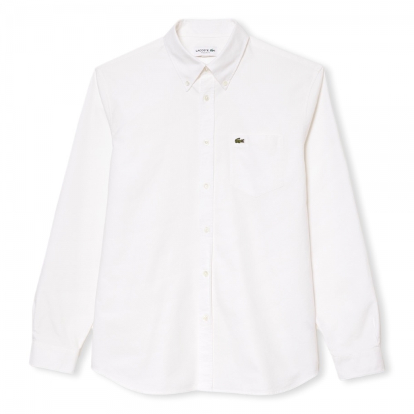 LACOSTE Camisa Oxford CH1911 - Blanc