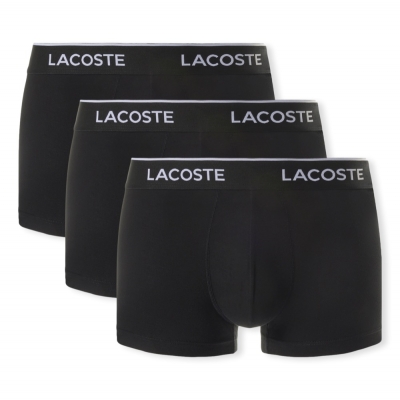 LACOSTE 3 Boxers Pack - Noir