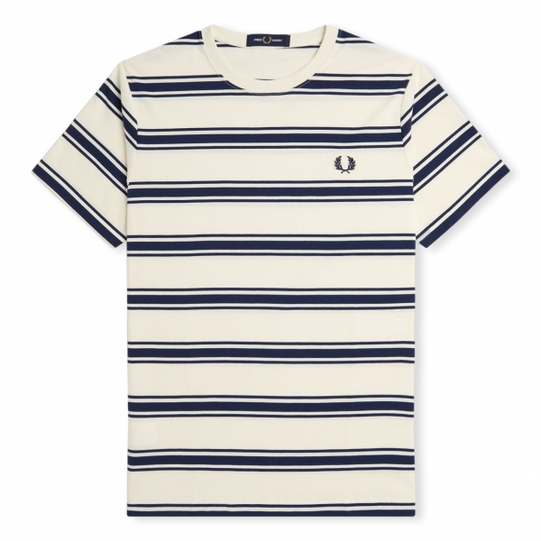 FRED PERRY Fine Stripe T-Shirt M9851...