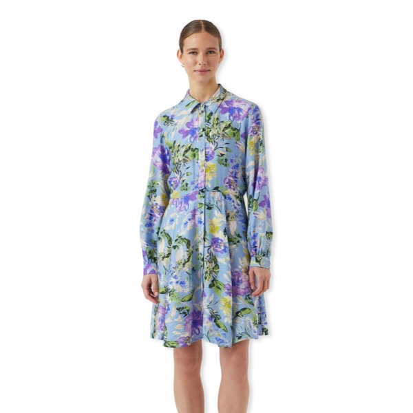 YAS Noos Vestido Kaya - Clear Sky/Alicca