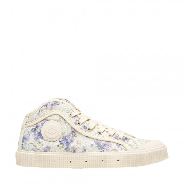 SANJO K100 Wild Flowers - Ecru/Lilac