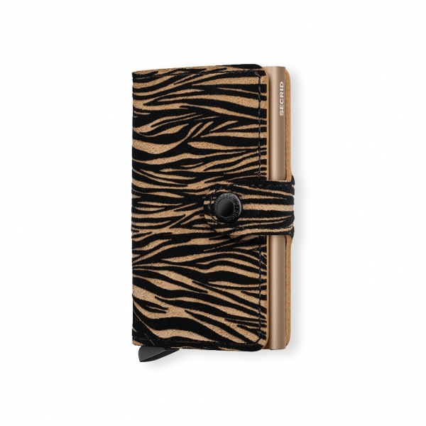SECRID Carteira Miniwallet - Zebra Beige