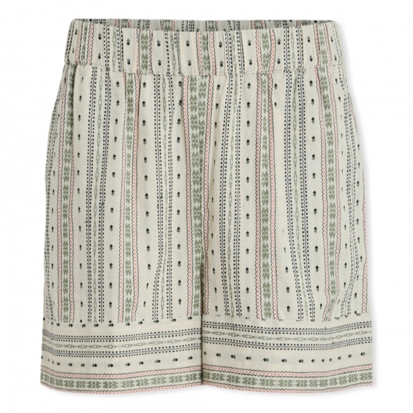 VILA Senso New Shorts - Birch Embroidery