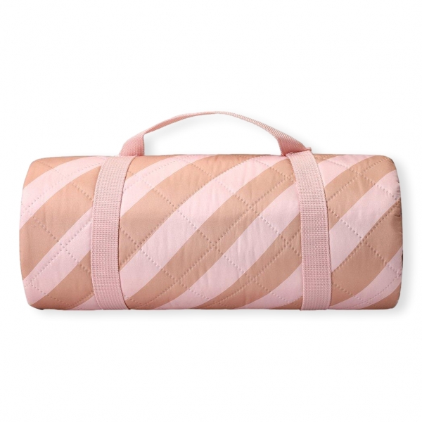 MONNËKA Picnic Blanket - Stripes Pink