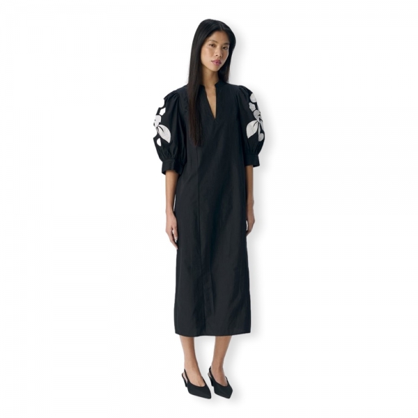OBJECT Vestido Naja Re - Black/Cloud...
