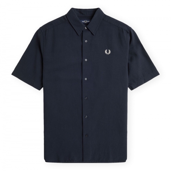 FRED PERRY Camisa Textured Seersucker...