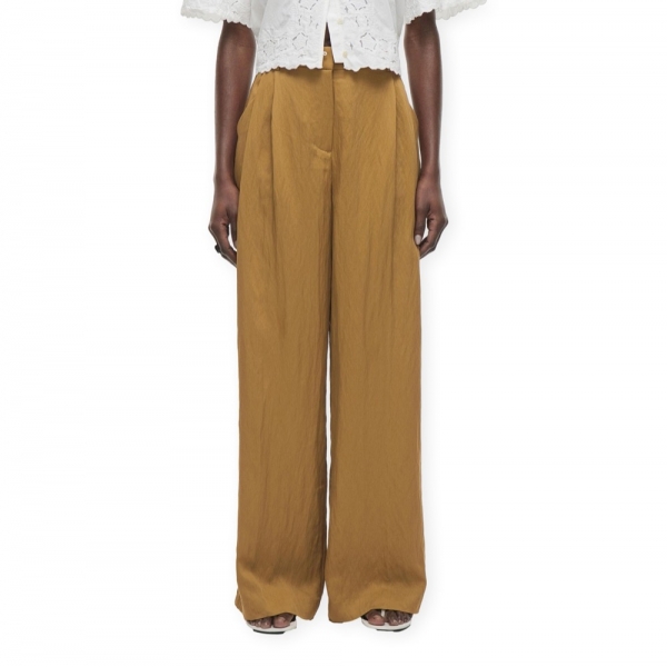 ROUGE EDIT Calças Etienne - Bone Brown