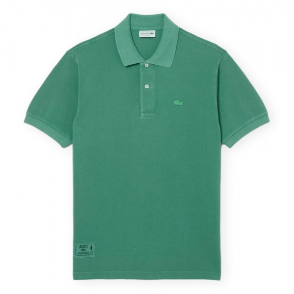 LACOSTE Classic Fit L1212 Wash Effect...
