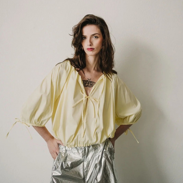 MIRAKAYA Camisa Balonê - Manteiga