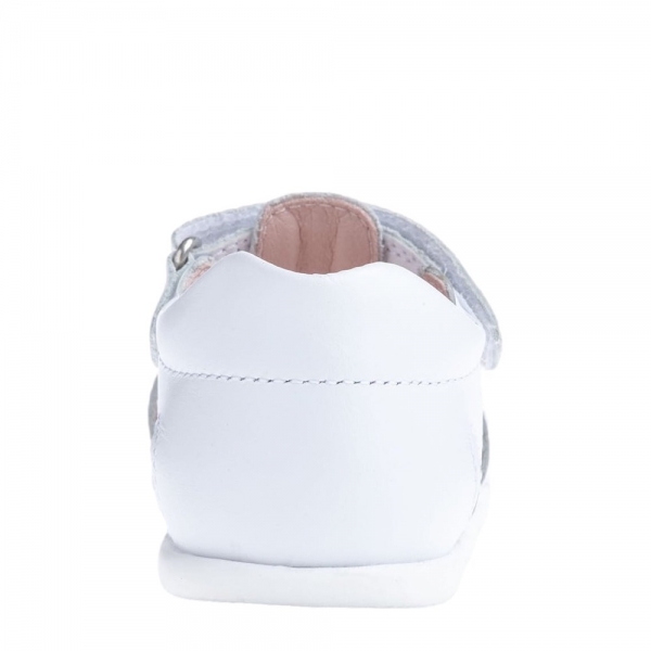 Sandale Bébé Fille Pablosky 037707 - Cuir Naturel - Semelle Antidérapante - Taille Petit Pied