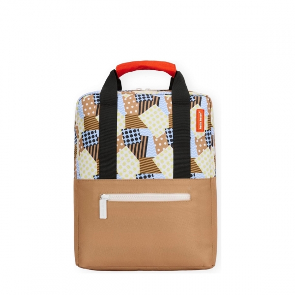 HELLO HOSSY Patchwork Kids Backpack -...