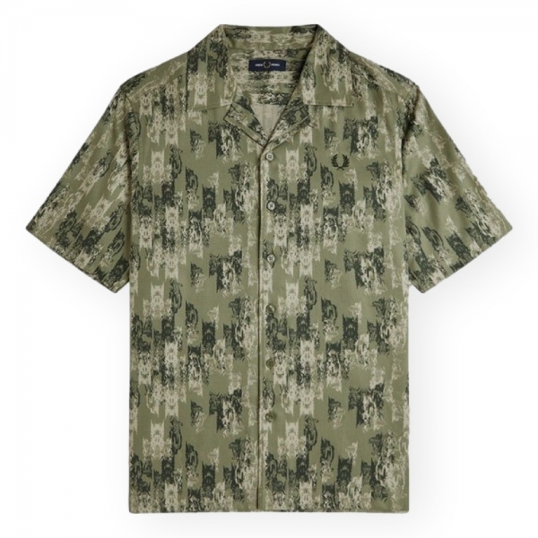 FRED PERRY Abstract Print Revere...