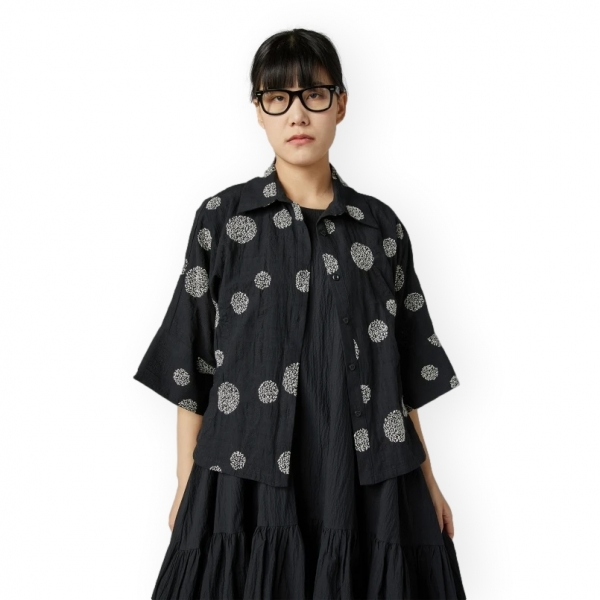 WENDY TRENDY Shirt 240797 - Black/White