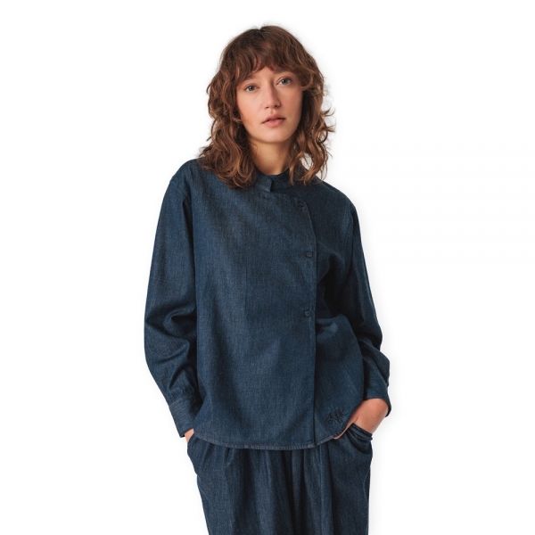 SKFK Shirt Lantz-Gots - Raw Denim