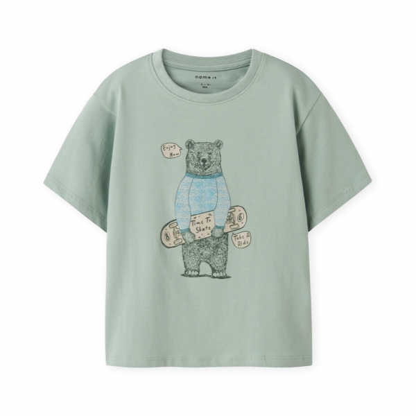 NAME IT T-Shirt Criança Linden - Jadeite