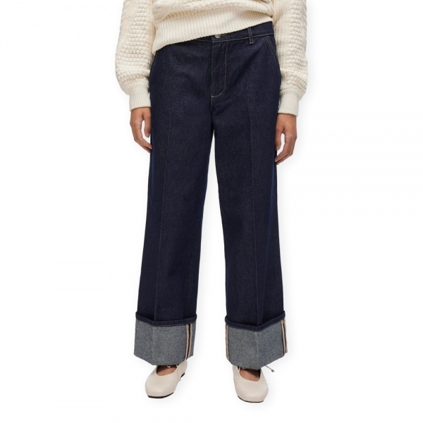 ROUGE EDIT Calças Martine RW - Dark...