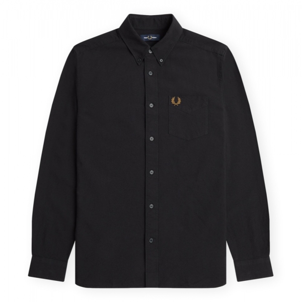 FRED PERRY Oxford Shirt M5516 - Black
