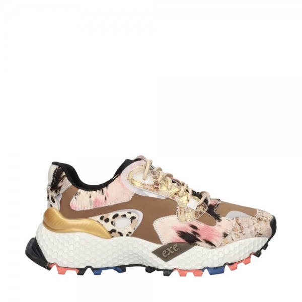 EXÉ Sneakers 3020-10 - Brown Snake Lea