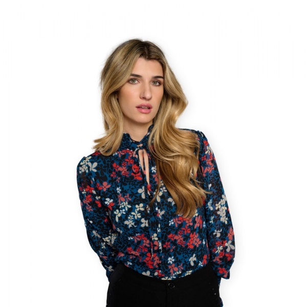 MINUETO Top Rosella - Dark Petrol