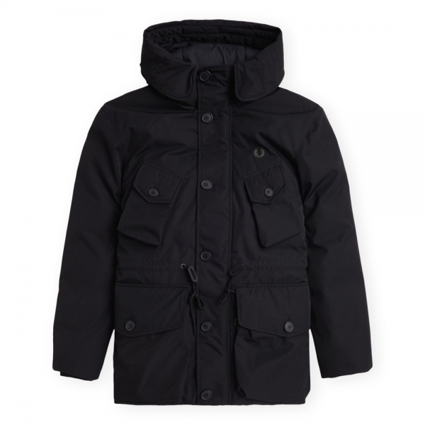 FRED PERRY Casaco Patch Pocket Puffer...
