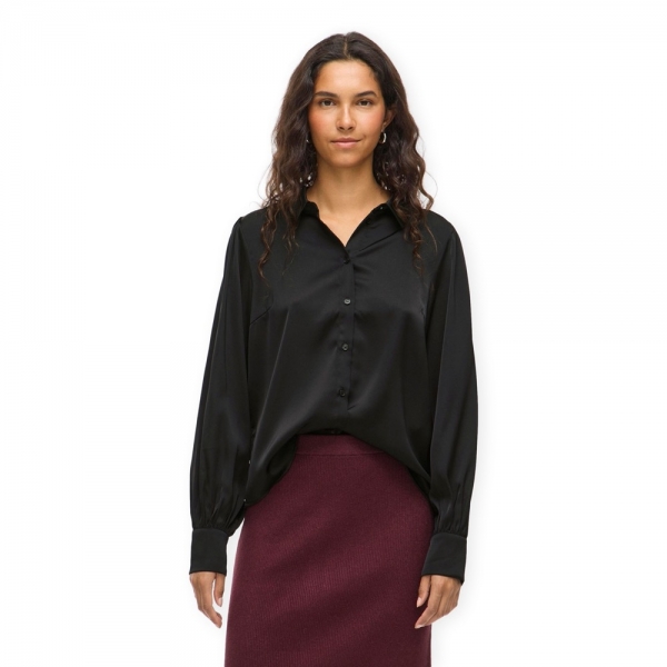 VILA Noos Camisa Enna Ravenna - Black
