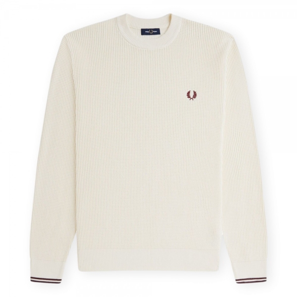 FRED PERRY Waffle Stitch Jumper K6507...